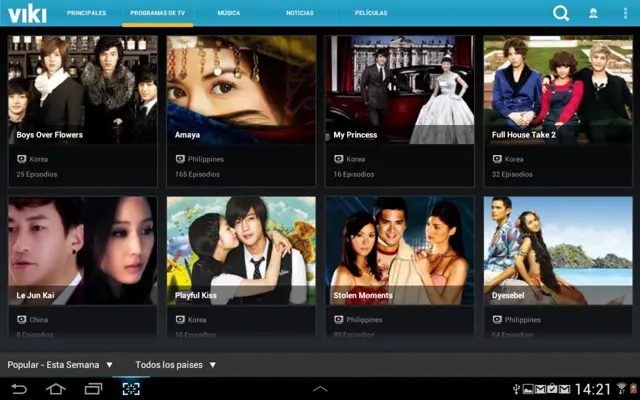 Viki TV android App screenshot 0