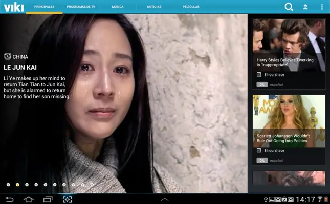 Viki TV android App screenshot 1